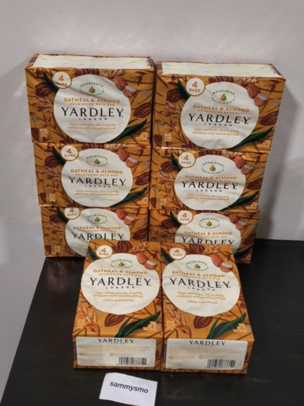 Yardley Oatmeal and Almond Bar Soap 4oz ea x32